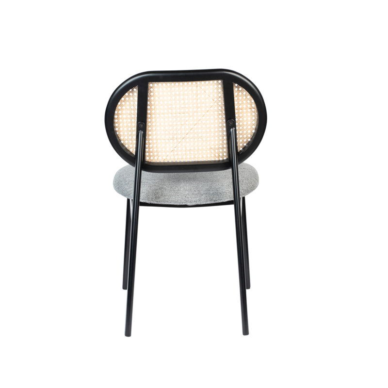 Spike Upholstered Dining Chair, Gray