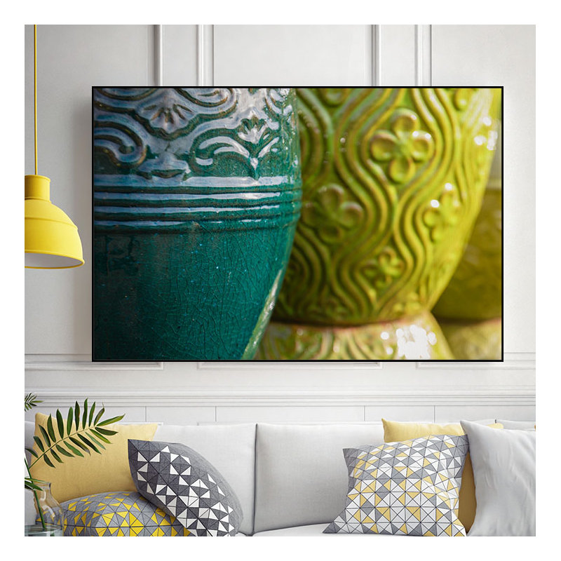 « pottery », reproduction de photo sur toile, H 11 po x l 14 po x P 2 po