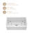 30'' L x 18'' W Ceramic Undermount/Drop-in Kitchen Sink, Single Bowl Kitchen Sink with Strainer and Sink Grid-122918779