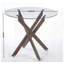 Table de salle à manger avec pieds en métal et verre trempé-1125604166-1125604169
