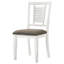 Chaise d'appoint en bois (ensemble de 2)