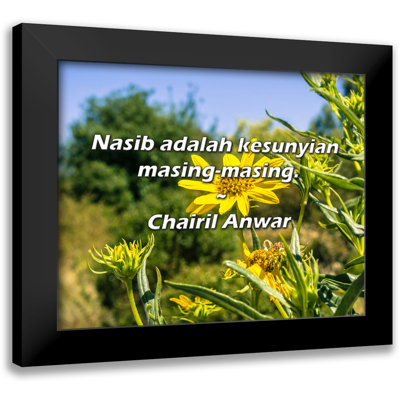 Chairil Anwar Quote: Nasib adalah kesunyian masing-masing.