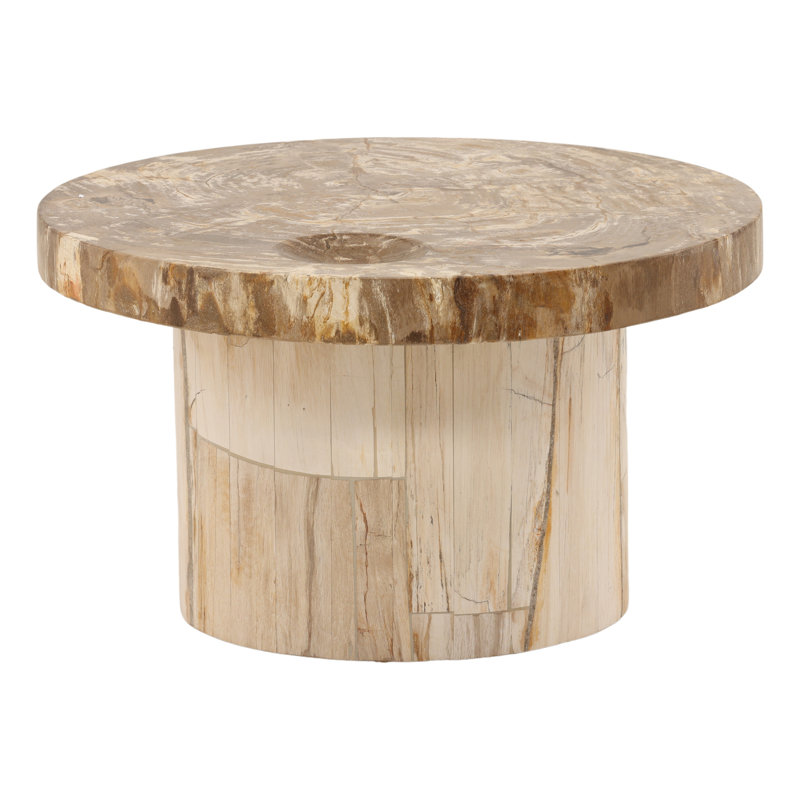 Brittany Coffee Table Natural, 13.1" H x 21.65" W x 21.65" D