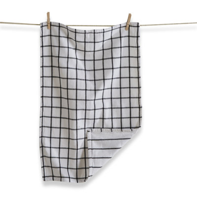 Ebern Designs Classic Double Cloth Dishtowel Red