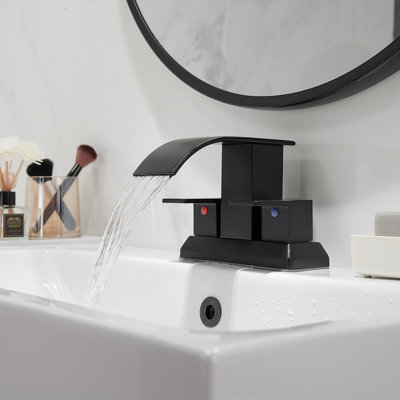 Centerest 2-Handle Bathroom Faucet with Drain Assembly