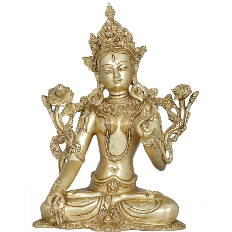 Figurine de déesse bouddhiste tibétaine