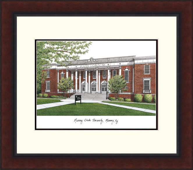 NCAA Murray St. Racers Legacy Alumnus Lithograph Picture Frame