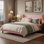 Velvet Upholstered Platform Bed Frame with Wingback Headboard & Wood Slats, 8" Under-Bed Storage, No Box Spring Needed for Bedroom