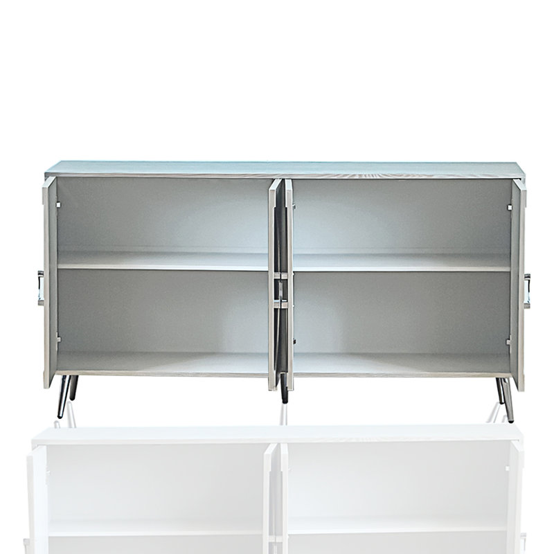 Armoire de rangement Buffet Modern, Champagne