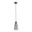 Adelio 1 - Light Black Single Pendant