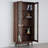 High quality black walnut bookcase