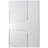 5-Panel Pre-Hung White Laminated Traditional Interior Double Door-104947034-104947040