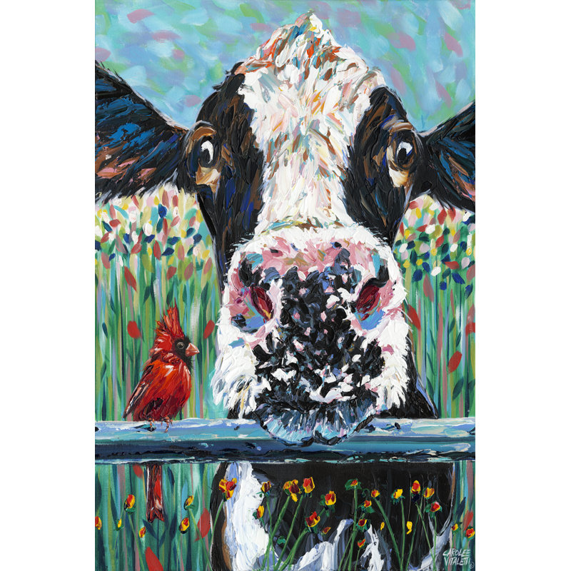 " Farm Buddies I " Painting Print, 30" H x 20" W x 1.25" D