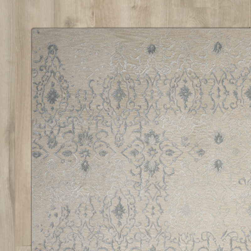Lennear Wool Abstract Indoor Rug, Rectangle 7'9" x 9'9"