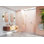Illume 78 in. x 78 in. Fully Frameless Wall Hinge Shower Door