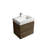 Shawan 24 Single Wall Mounted Bathroom Vanity with Top, without Drain and Faucet-493911777-493911776