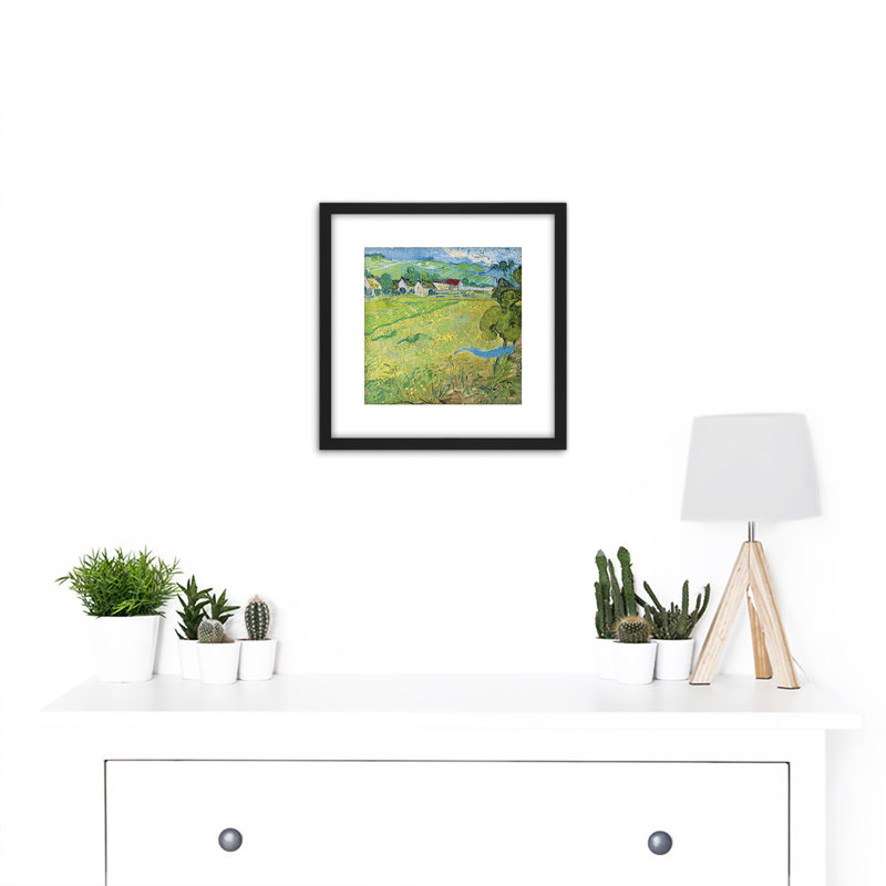 Vincent Van Gogh Les Vessenots A Auvers by Vincent Van Gogh - Single Picture Frame Painting