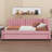 Upholstered Daybed with Trundle Sofa Bed Frame-96415328-113140168