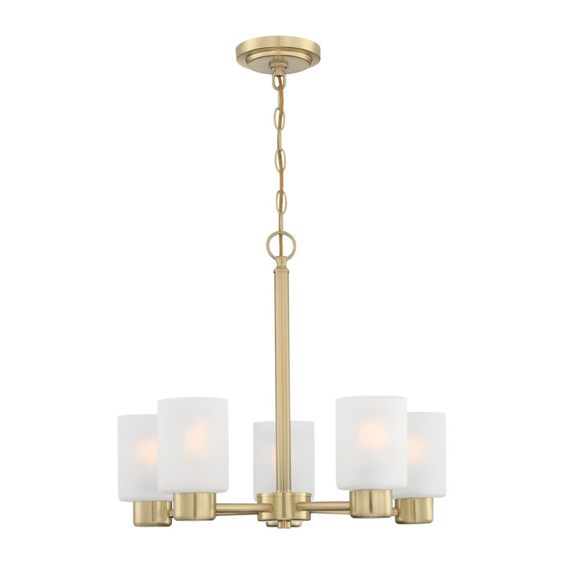 Lustre cylindrique à 5 lumières Sylvestre