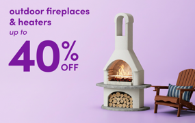 outdoor fireplace & heater deals