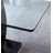 Fulce Rectangular 35.4'' L x 63'' W,Glass Top Double Pedestal Dining Table,dining room table-1658469313