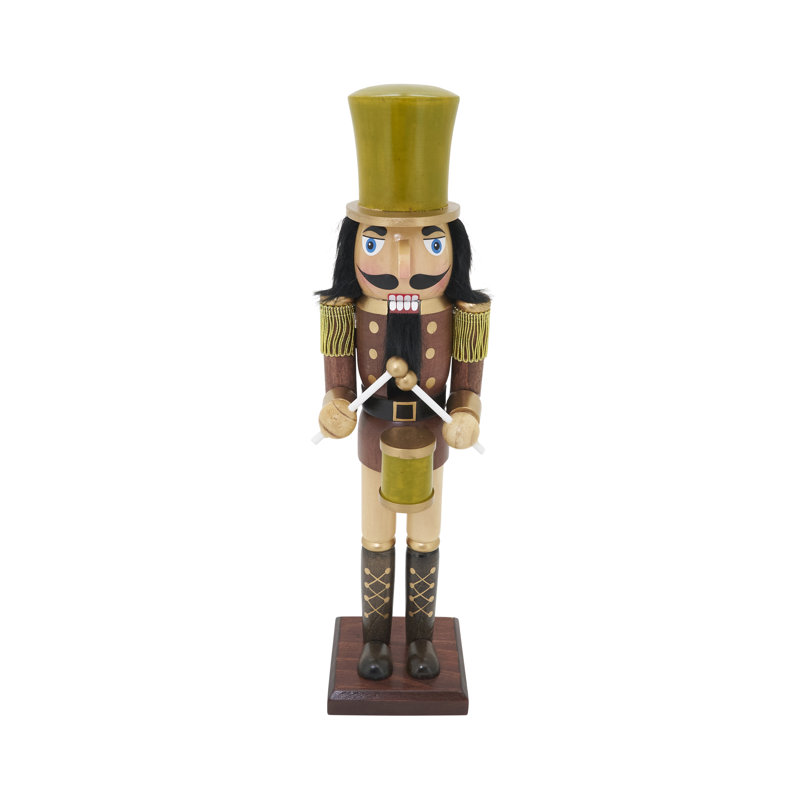 Figurine de tambour traditionnel casse-noisette