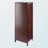 Dominguez 2-Section Storage Cupboard in Walnut Finish, 47.28'' H X 17.13'' W X 15.58'' D