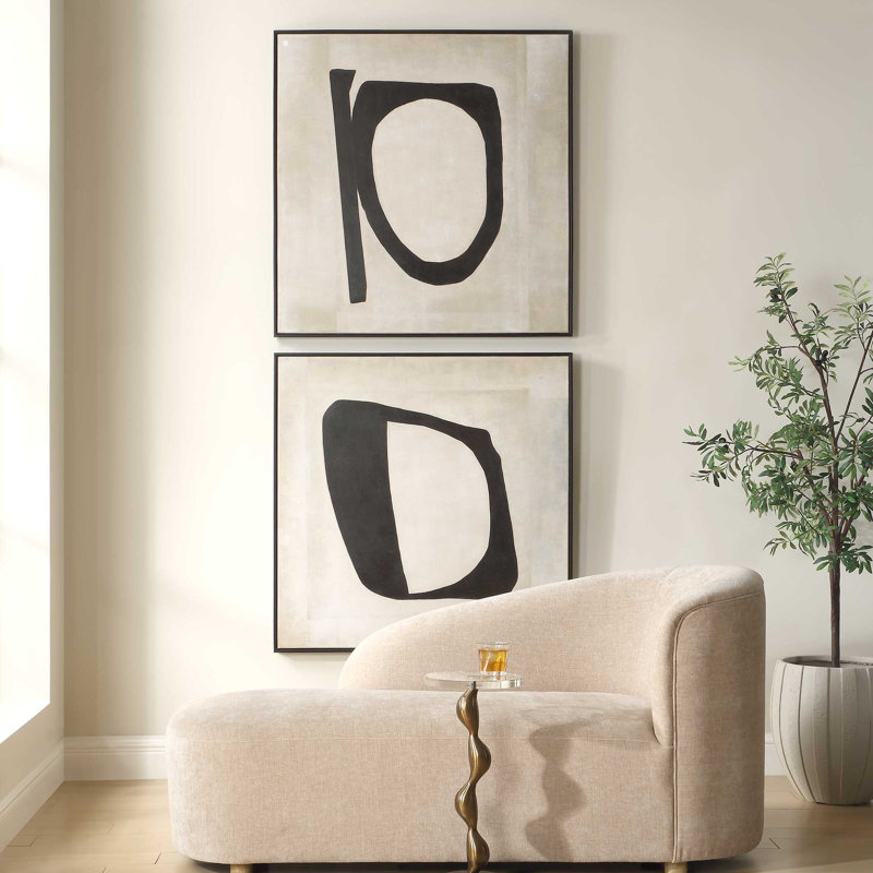 Ensemble de 2 personnages abstraits Uttermost