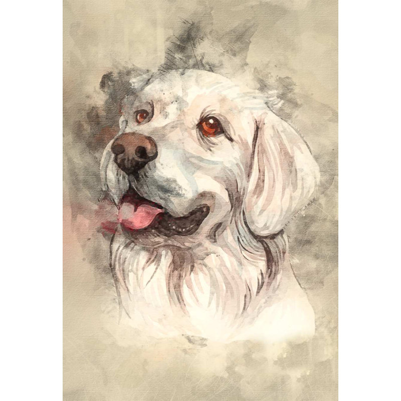Labrador - No Frame Painting, Gallery Metal, 50.7cm H x 40cm W