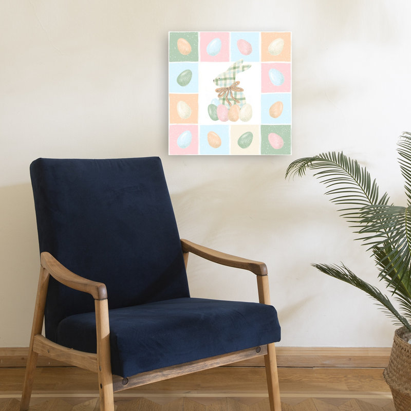 Gingham, 18" H x 18" W