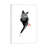 Cat Line by Péchane - Print on Canvas-1053110119-1053110112