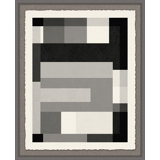Gray Scale Pattern 2 Painting by Lillian August