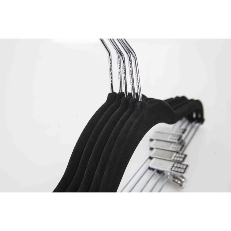 The Twillery Co.® Merrill Velvet Hanger with Clips for Skirt/Pants