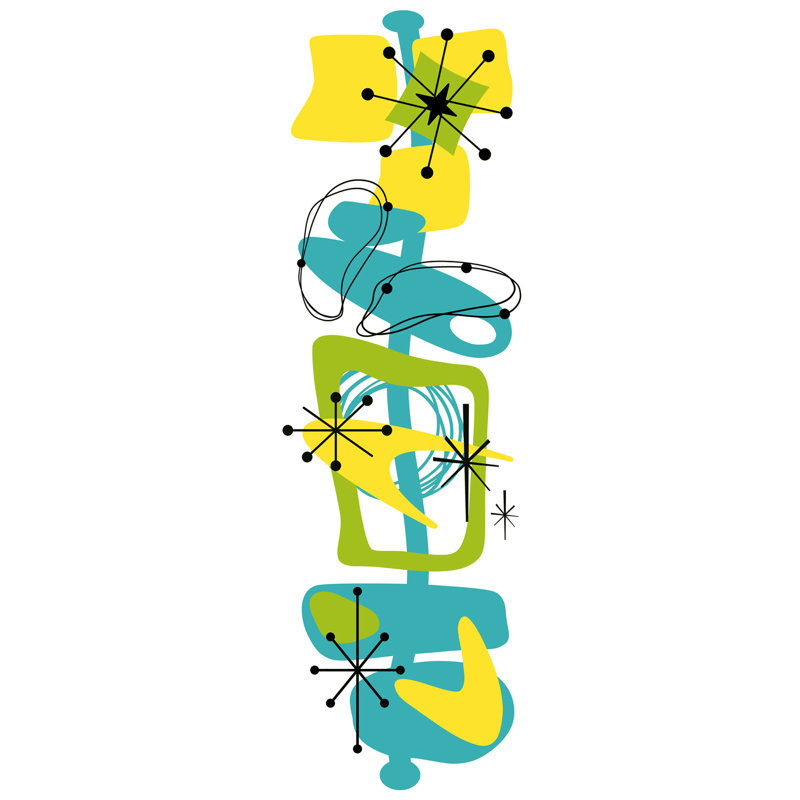 Retro Totem 4 Print by Christopher Kennedy