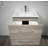 Abdirahman 24'' Single Bathroom Vanity with Ceramic Top-258278494