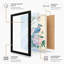 Blue Jay Among Peonies Japandi - Print-887288869-887288890
