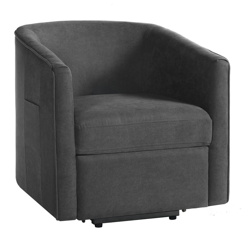 Power Lift Recliner Barrel Shape Recliner Chair Lift Assist Reclining Chair Electric Lift Chair With Footrest And Side Pocket For Seniors