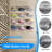 Floating Shoe Display Rack 6-Piece Set With Lights, Glowing Colour Changing Wall Rack