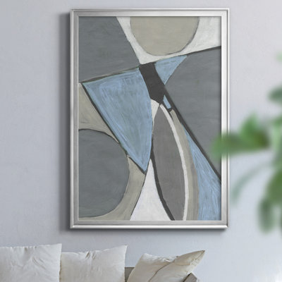 A Soft Jeweled Geometric I par J Paul - Reproduction d'art sur toile encadrée