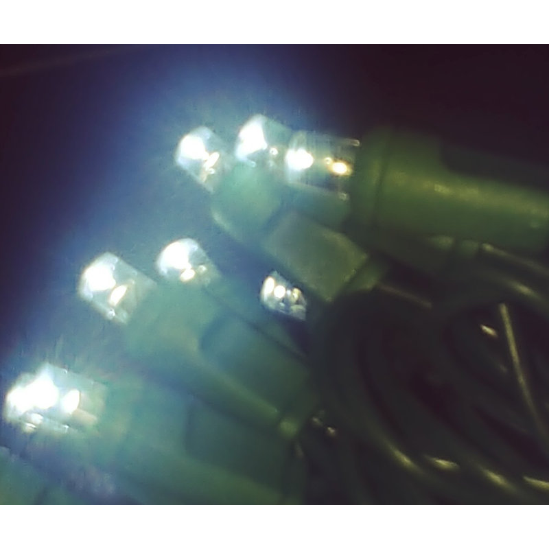 Guirlande de 70 lumières DEL, Blanc pur