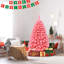 Arbre de Noël rose en pin et cachemire-1128094686