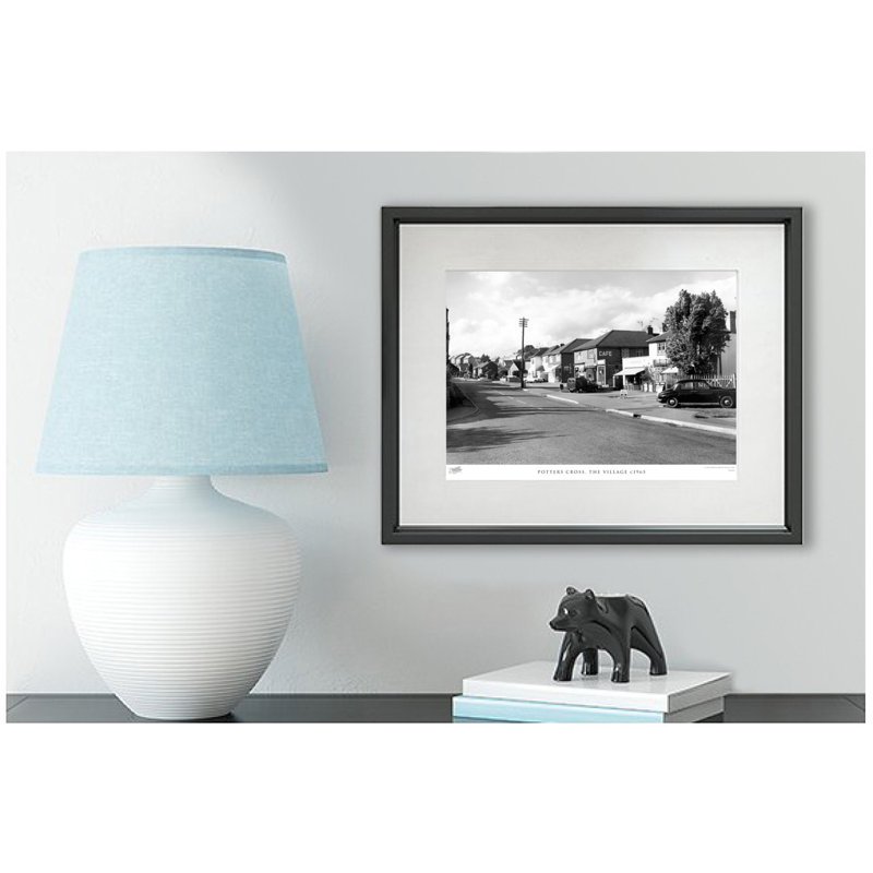 Potters Cross, The Village C1965 - Single Picture Frame Print, 28cm H x 36cm W x 2.3cm D
