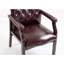 Chaises de bureau capitonnées avec accoudoirs