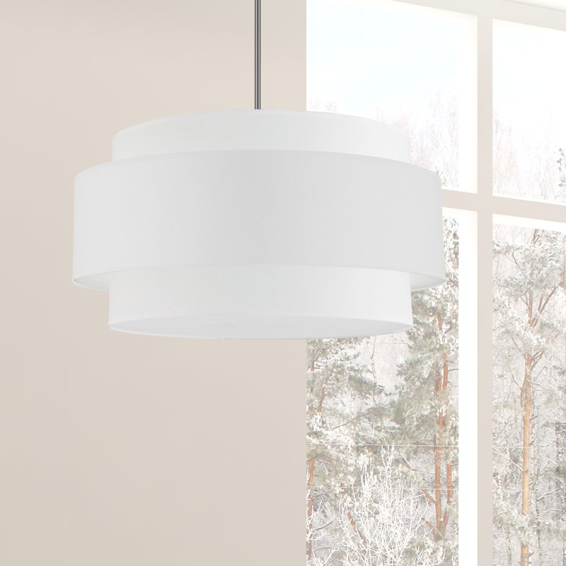 Lustre incandescente 4 lumières Priya, Chrome poli