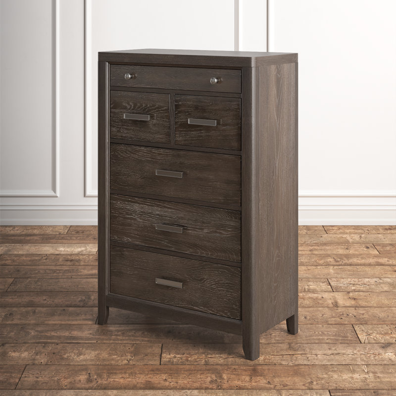 Bairdstown 6-Drawer Chest with Cedar-Lined Bottom Drawer