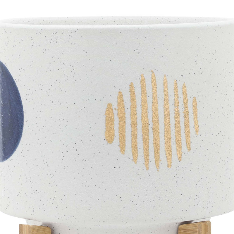 S/2 5/8" FUNKY PLANTER W/ STAND