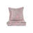 Luxurious XXL Cotton Satin Quilt Cover Set, Powder Color, 61 x 87 Duvet Cover & 31.5 x 31.5 Pillowcase | 100% Cotton, 210 Thread Count | Machine Washable, Stylish Reactive Printing & Button Closure-112932070-112932089