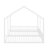 Metal Twin Size House Platform Beds-762287837