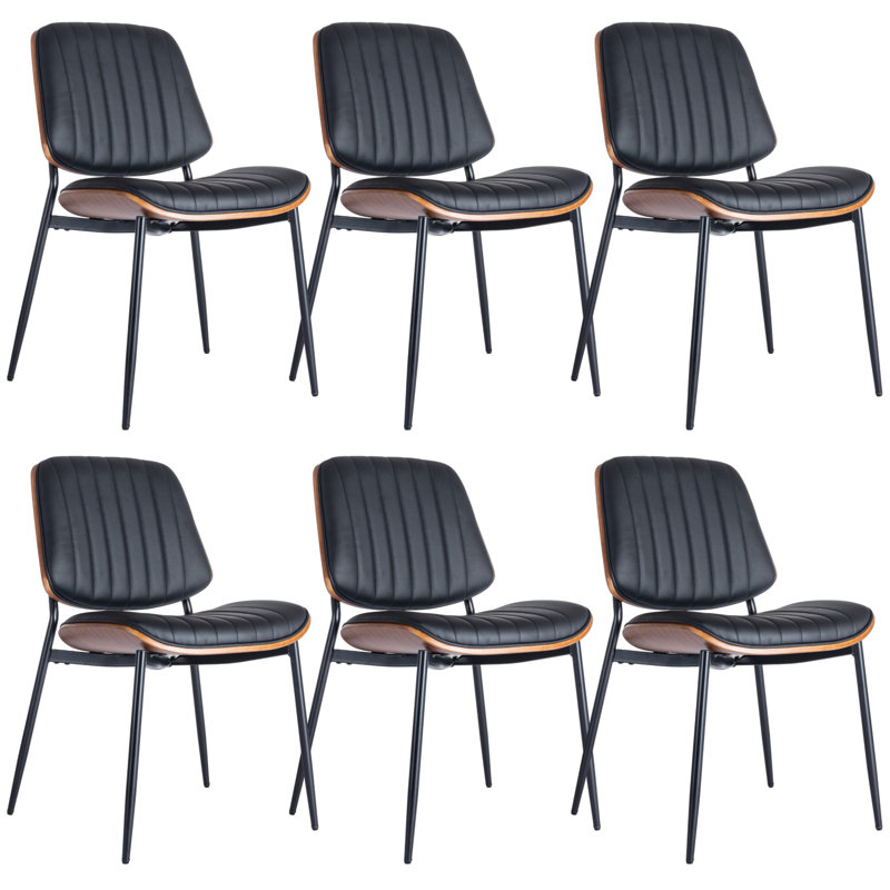 Chaise de salle à manger Jianny, Noir