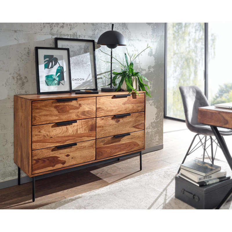 Cliburn 117cm Solid Wood Sideboard